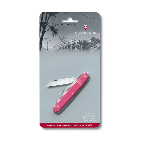 Нож за подрязване на цветя Victorinox Floral Knife, розов 3.9050.53B1
