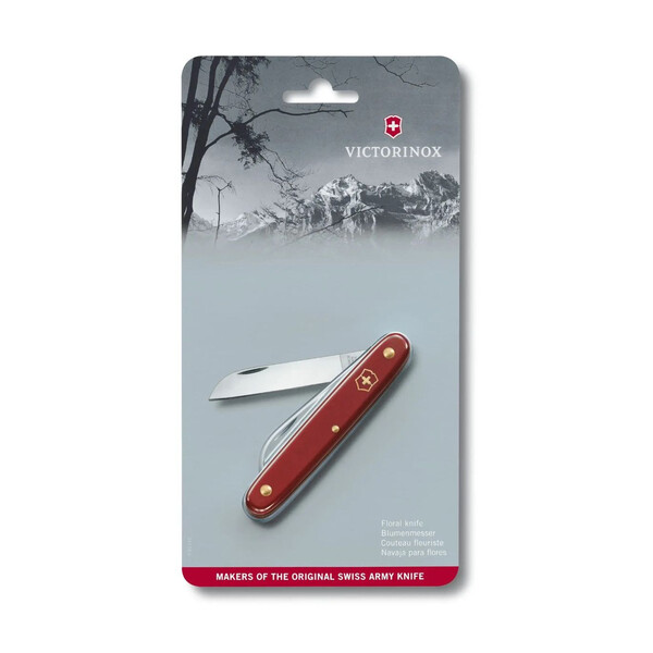 Нож за подрязване на цветя Victorinox Floral Knife, червен 3.9050.B1