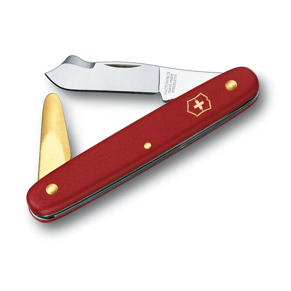 Нож за присаждане и подрязване на пъпки Victorinox Budding Knife Combi 2, червен 3.9140.B1