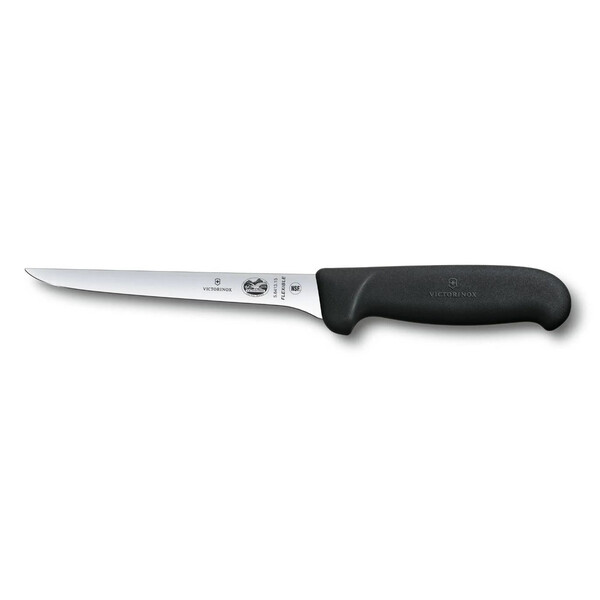 Нож за обезкостяване Victorinox Fibrox® Pro Boning Knife, извито и тясно острие, 150 мм 5.6413.15