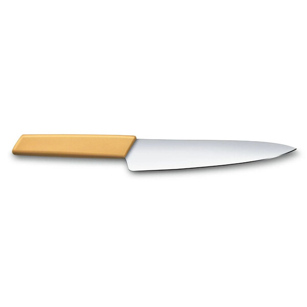 Кухненски нож Victorinox Swiss Modern Carving Knife, универсален, 19 см, меденожълт 6.9016.198B