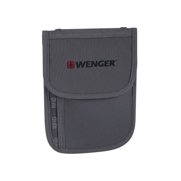 Портмоне за врат Wenger Travel Document RFID Neck Pouch, сиво 611878
