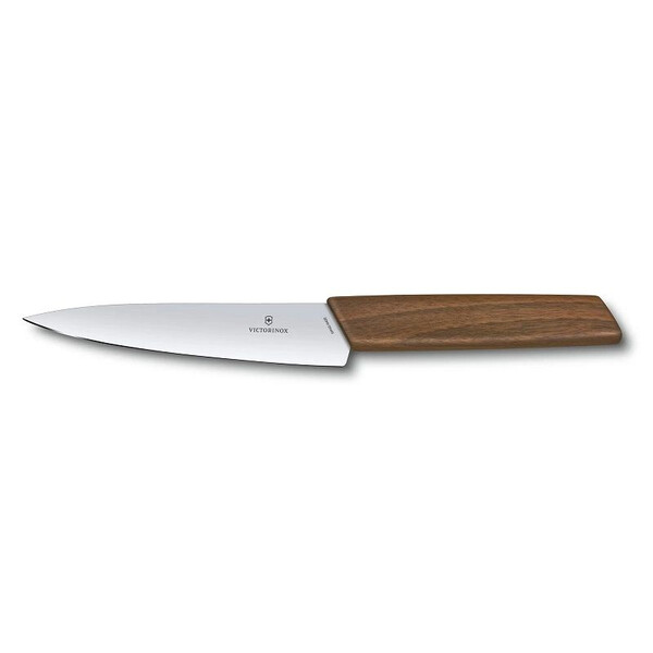 Кухненски нож Victorinox Swiss Modern Office Knife универсален, 150 мм, орех 6.9010.15G
