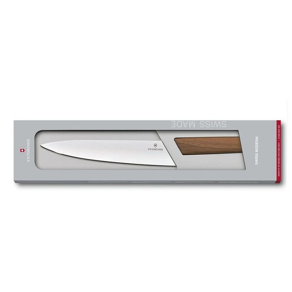 Кухненски нож Victorinox Swiss Modern Carving Knife, универсален, 22 см, орех 6.9010.22G
