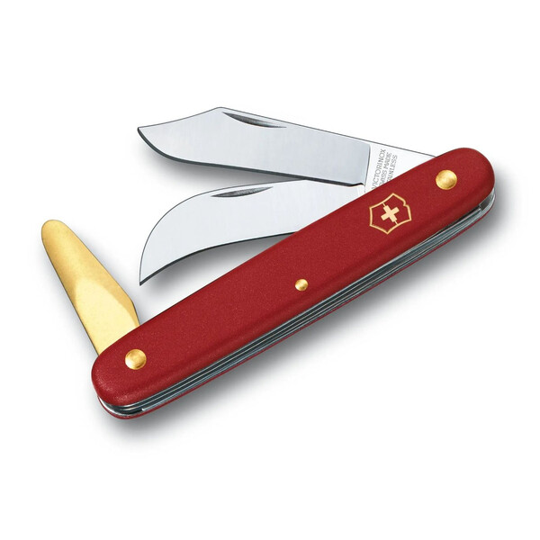Нож за присаждане и подразване Victorinox Budding and Pruning Knife 3, червен 3.9116.B1
