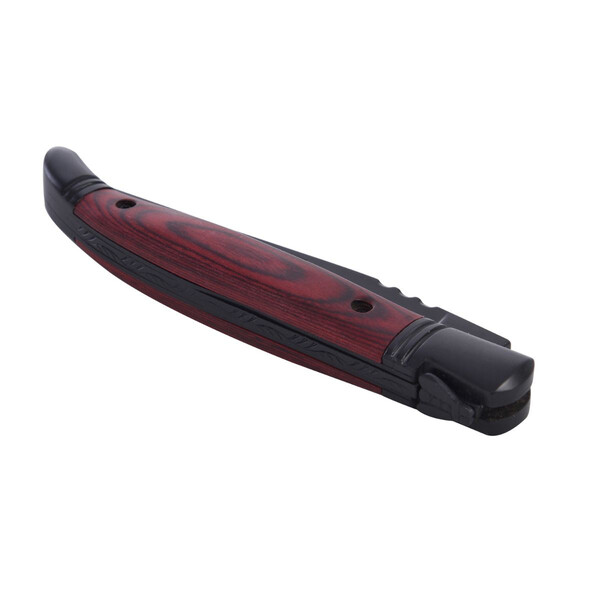 Сгъваем нож LAGUIOLE FOLDABLE KNIFE BLACK BLADE RED PAKKA, червено дърво 40269011