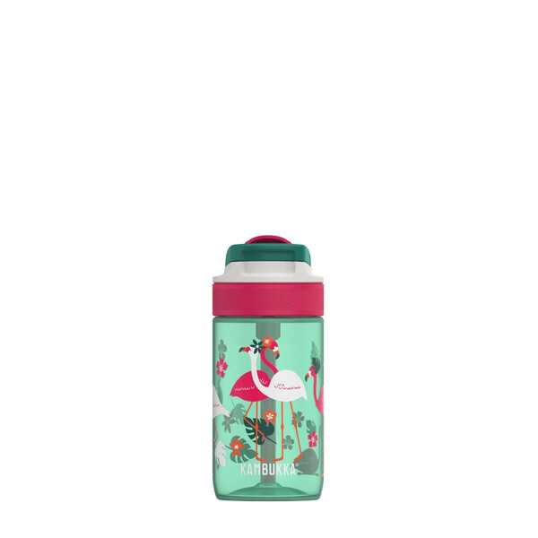 Детска бутилка за вода от тритан, 400 мл, Kambukka Lagoon, без ВРА, Pink Flamingo 11-04038