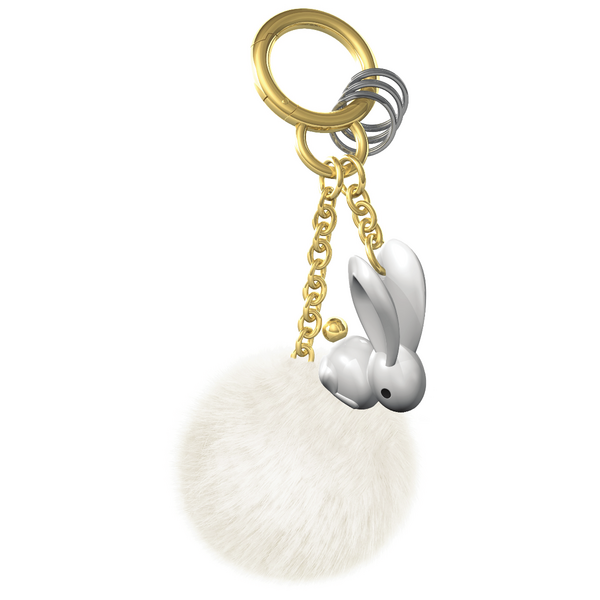 Аксесоар за чанта Metalmorphose, White Rabbit MTM186-01