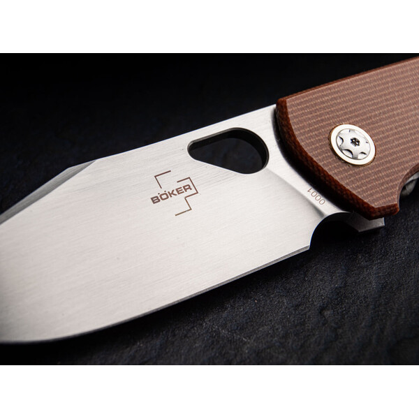 Джобен нож Boker Plus F3.5 Micarta 01BO338