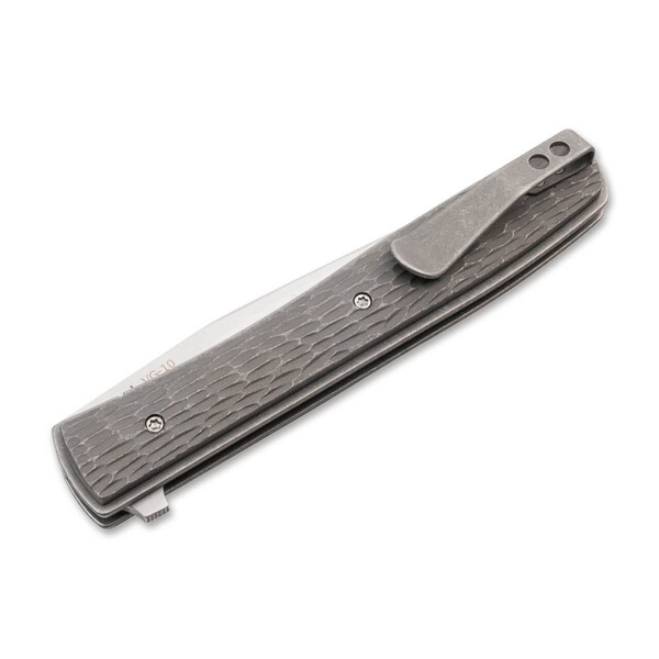 Джобен нож Boker Plus Urban Trapper Jigged Titanium 01BO476