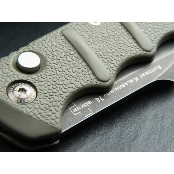 Джобен нож Boker Plus BHQ AKS-74 Harpoon OD Green 01KALS123