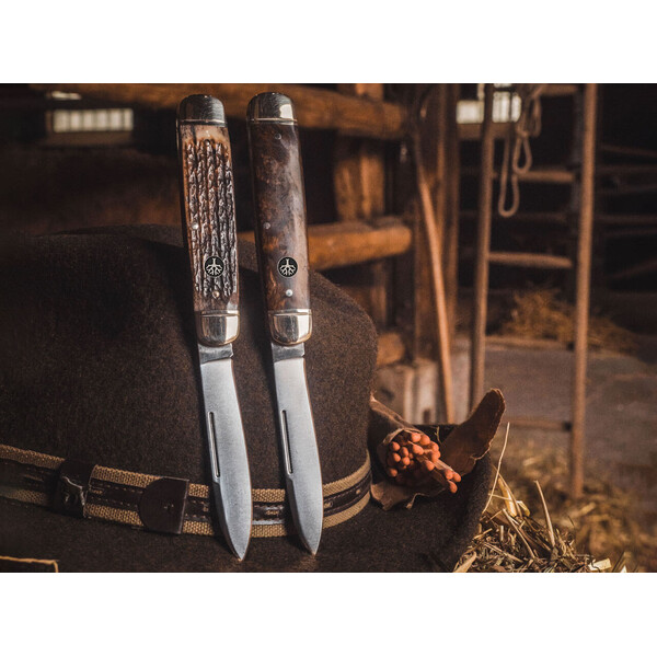 Джобен нож Boker Solingen Cattle Knife Curly Birch 110910