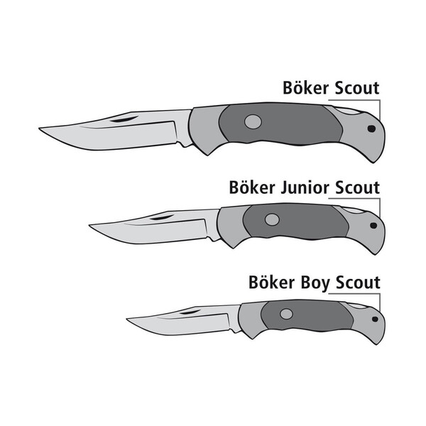 Джобен нож Boker Solingen Scout Stag 112004ST