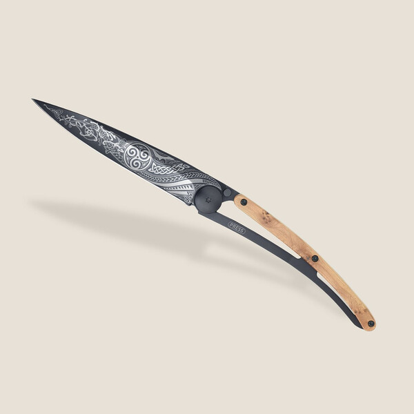 Джобен нож Deejo Deejo 37g, Juniper wood / Celtic 1GB000171