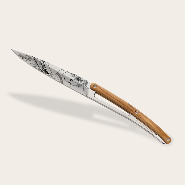 Комплект кухненски ножчета Deejo steak knives Olive wood / Japanese, 6 броя 6AB000105