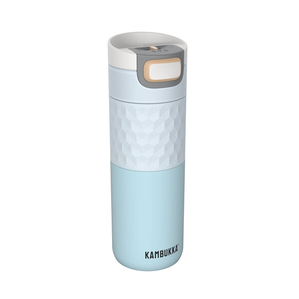 Термочаша ​от неръждаема стомана Kambukka Etna Grip с термокапак 3 в 1 Snapclean®, 500 мл, Breezy Blue 11-01047
