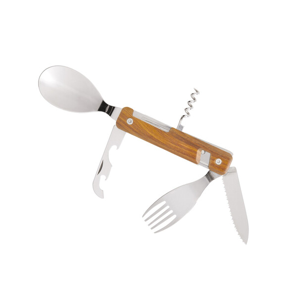 Комплект за хранене Akinod Multifunction Cutlery 13H25, Coral Wood A02M00005