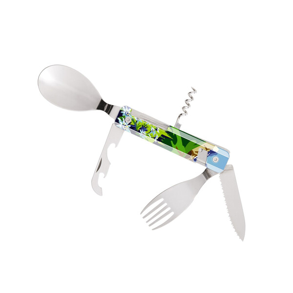 Комплект за хранене Akinod Multifunction Cutlery 13H25, Summer Mountain A02M00040