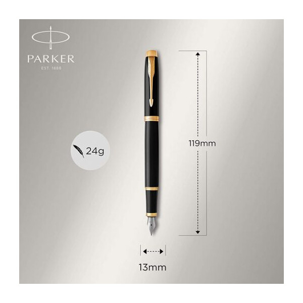 Комплект Parker - Химикалка и писалка Royal IM Black Lacquer GR 2093216