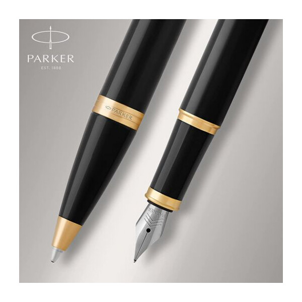 Комплект Parker - Химикалка и писалка Royal IM Black Lacquer GR 2093216