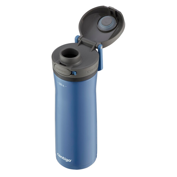 Двустенна бутилка за вода CONTIGO Jackson Chill AUTOPOP™, 590 мл, Blue Corn 2156440
