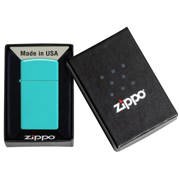 Запалка Zippo 49529 Slim® Flat Turquoise
