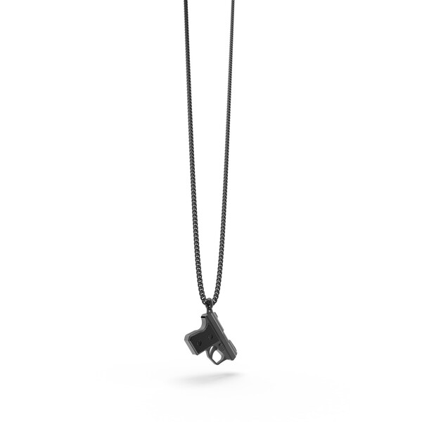 Колие с медальон Metalmorphose Pistol necklace MTMJ313-01