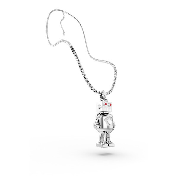 Колие с медальон Metalmorphose Robot necklace MTMJ314-01