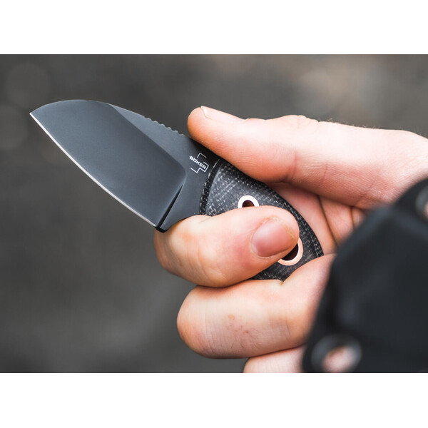 Туристически нож Boker Plus Gnome all Black Copper