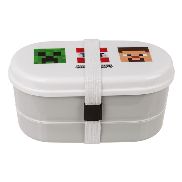 Кутия за храна Minecraft с две отделения