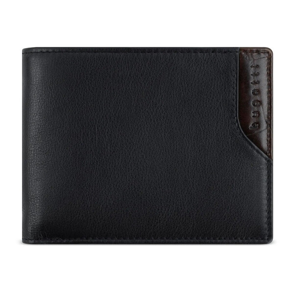 Кожен портфейл Bugatti Corso DeLuxe Wallet With Flap, черен