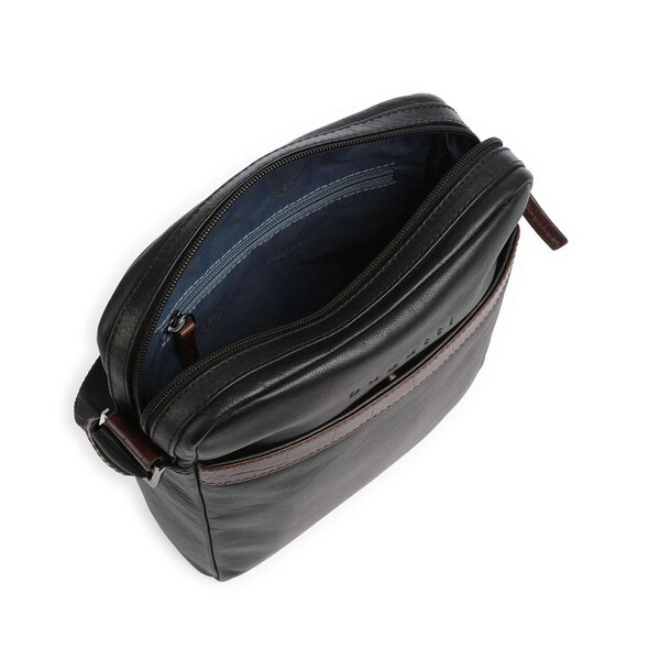 Чанта за рамо Bugatti Corso Deluxe Crossbody, голяма, черна