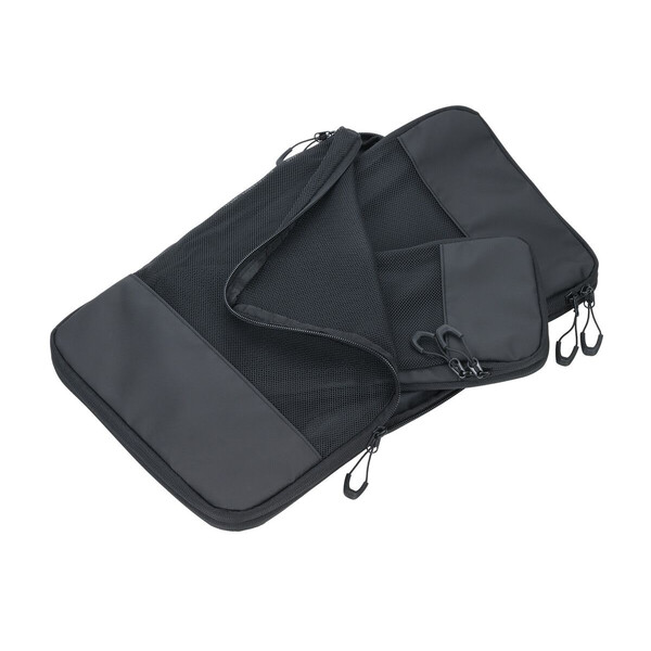 Комплект торби за дрехи TROIKA BLACK PACKING CUBES