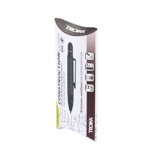 Многофункционална метална химикалка TROIKA LILIPUT TOOL PEN, черна