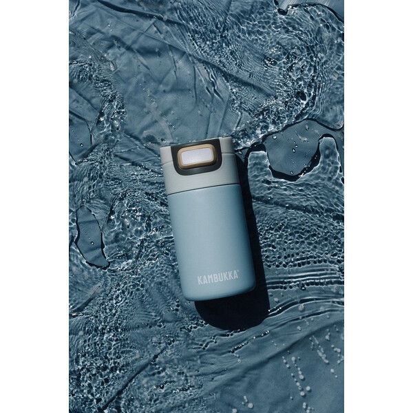 Термочаша ​от неръждаема стомана Kambukka Etna с термокапак 3 в 1 Snapclean®, 300 мл, Breezy Blue