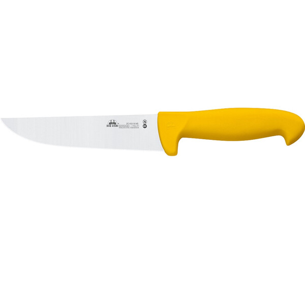 Кухненски нож Due Cigni Professional Butcher Knife, касапски, 16 см, жълт