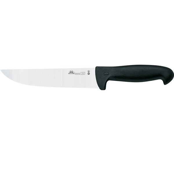 Кухненски нож Due Cigni Professional Butcher Knife, касапски, 18 см, черен