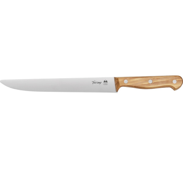 Кухненски нож Due Cigni Tuscany Meat slicer knife, 22см, маслиново дърво