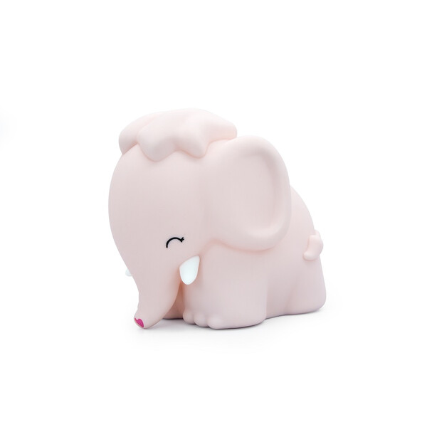 Акумулаторна нощна лампа Dhink® - Elephant, светлорозов