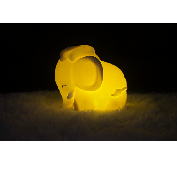 Акумулаторна нощна лампа Dhink® - Elephant, светлорозов