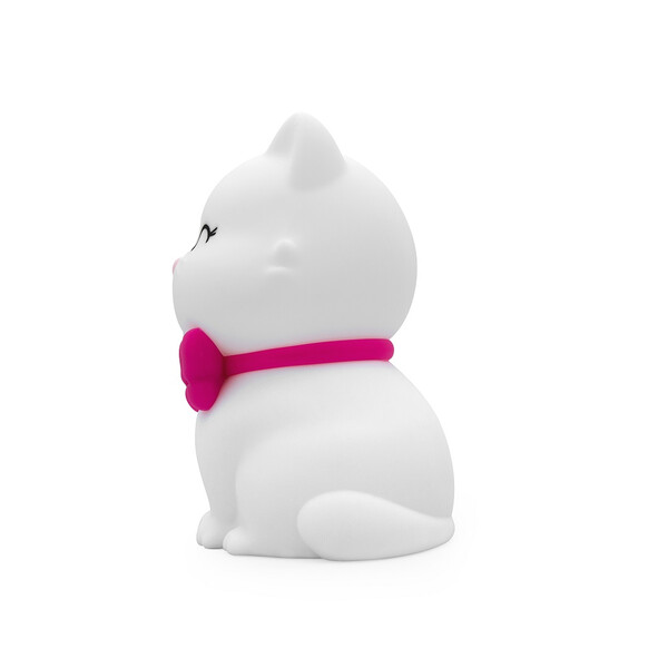 Нощна лампа Dhink® - Cat, бяла