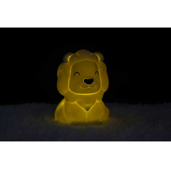 Нощна лампа Dhink® - Lion, жълта