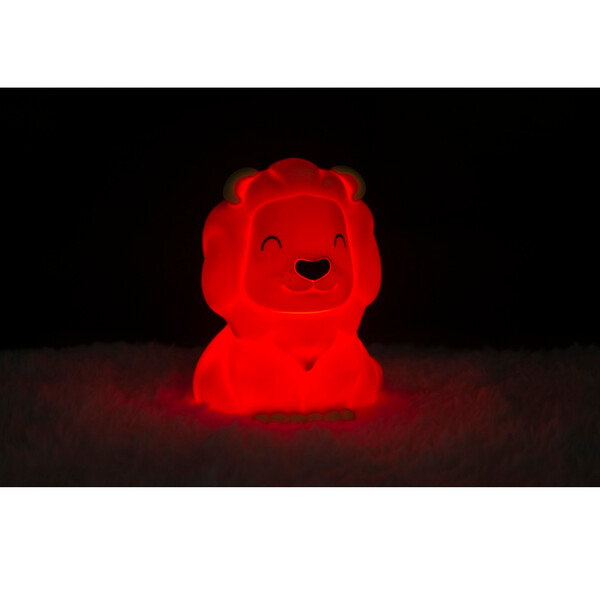 Акумулаторна нощна лампа Dhink® - Lion, светложълта