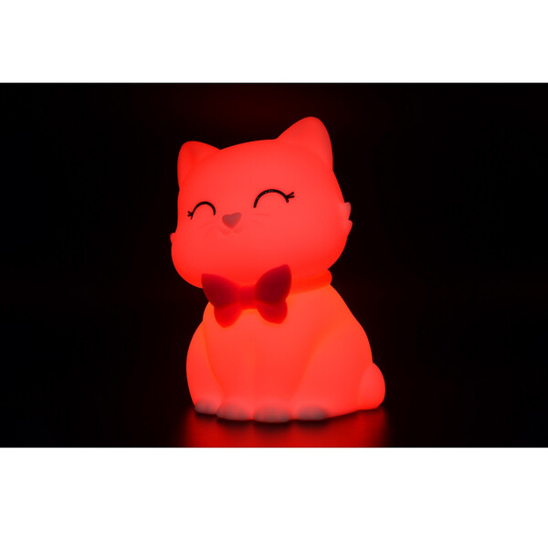 Нощна лампа Dhink® - Cat, бяла