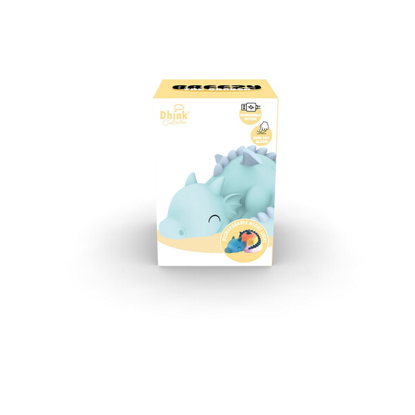 Акумулаторна нощна лампа Dhink® - Dragon, зелена