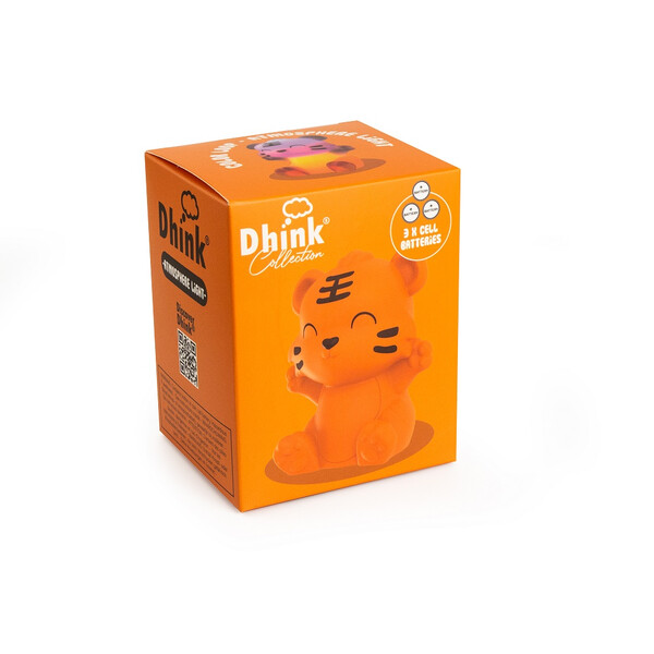 Нощна лампа Dhink® mini - Tiger, оранжев