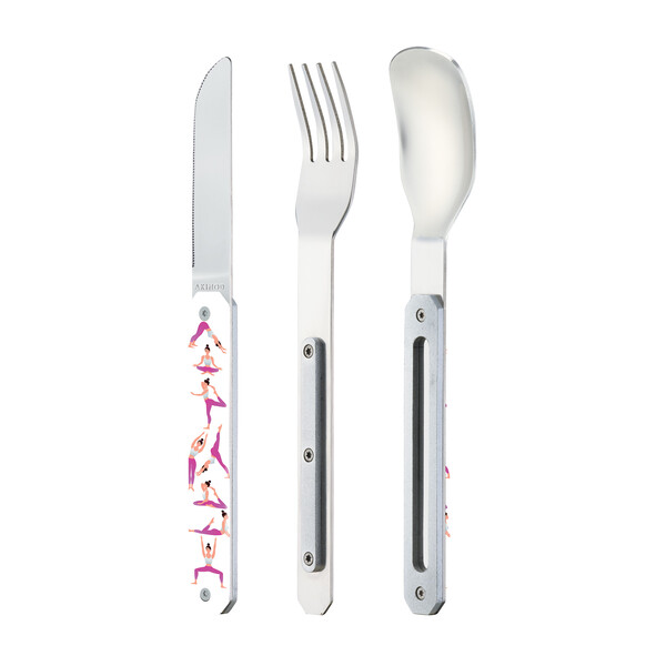 Комплект за хранене Akinod Straight Cutlery 12H34, Yoga