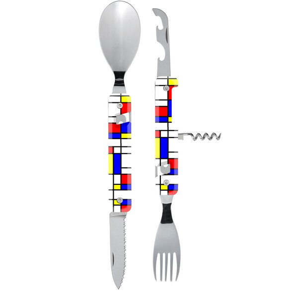 Комплект за хранене Akinod Multifunction Cutlery 13H25, Abstraction