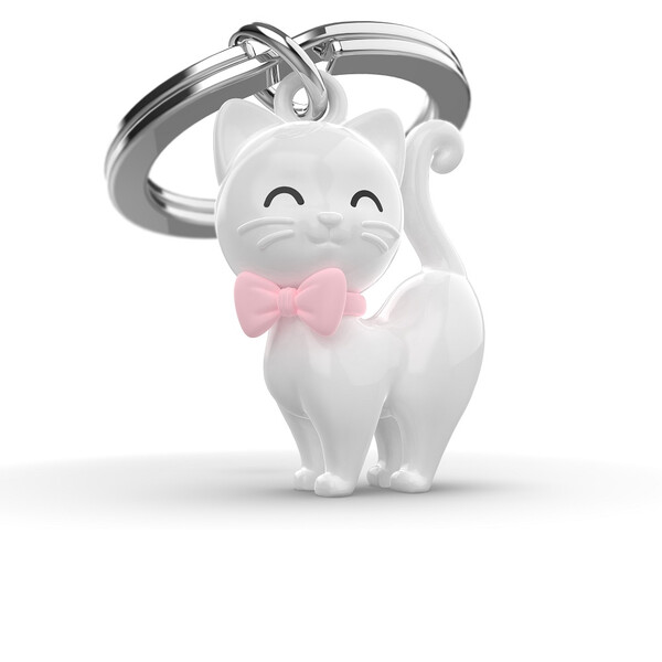 Ключодържател Metalmorphose White Cat