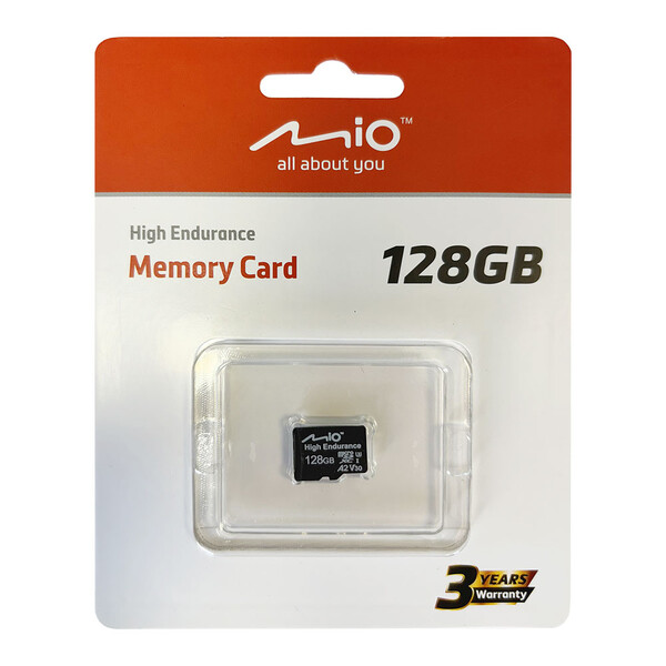 Карта памет Mio SD card High Endurance, V30, U3, A2, 128GB